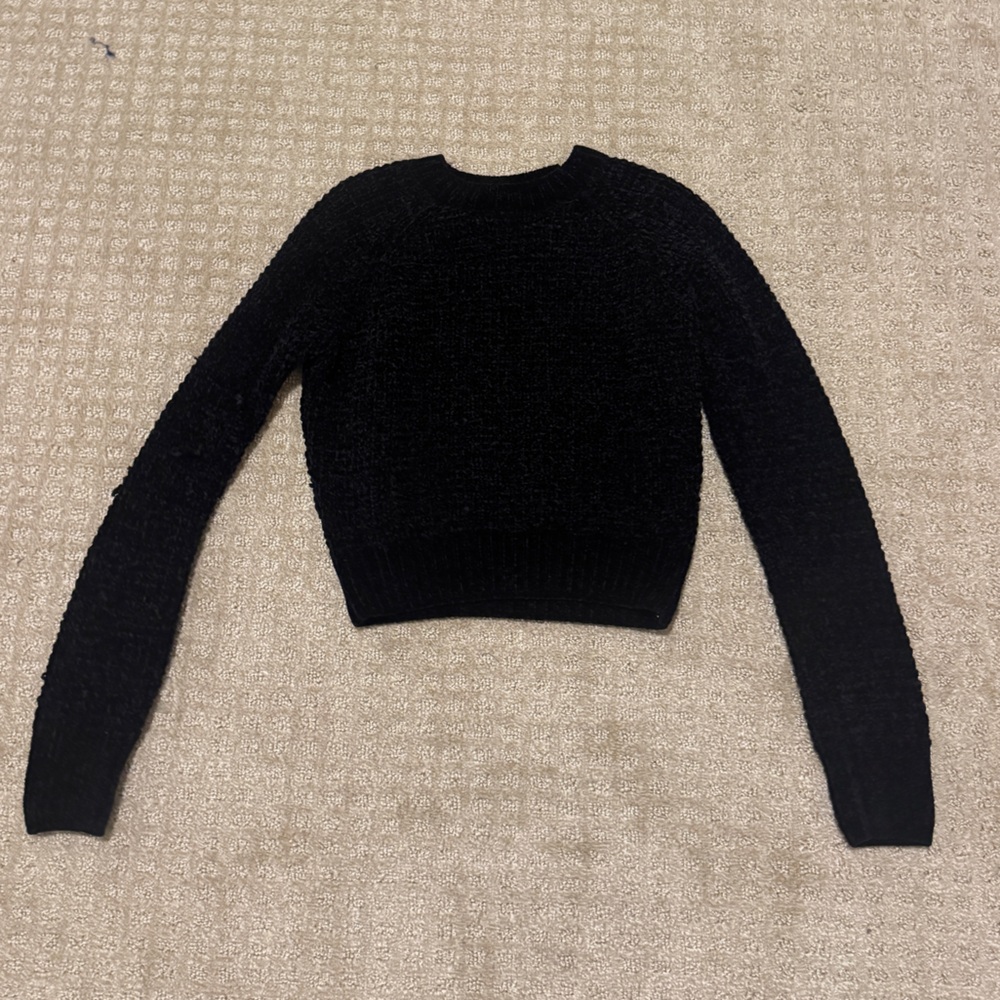 Altar'd State Black Crew Neck Sweater